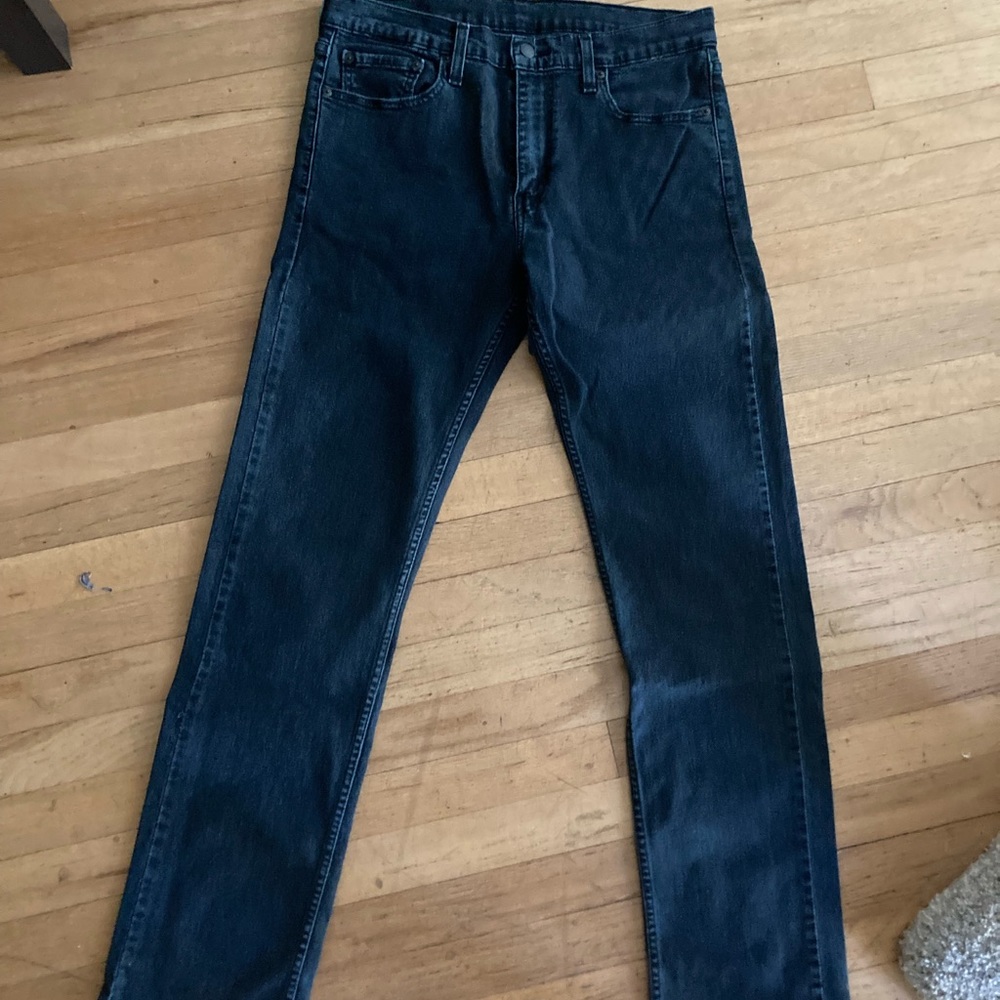Men’s Levis 513 black stretch